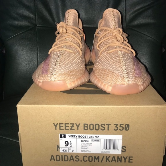Adidas Yeezy Boost 350 V2 Clay Size 9.5 main image 4